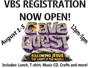 VBS Registration Open